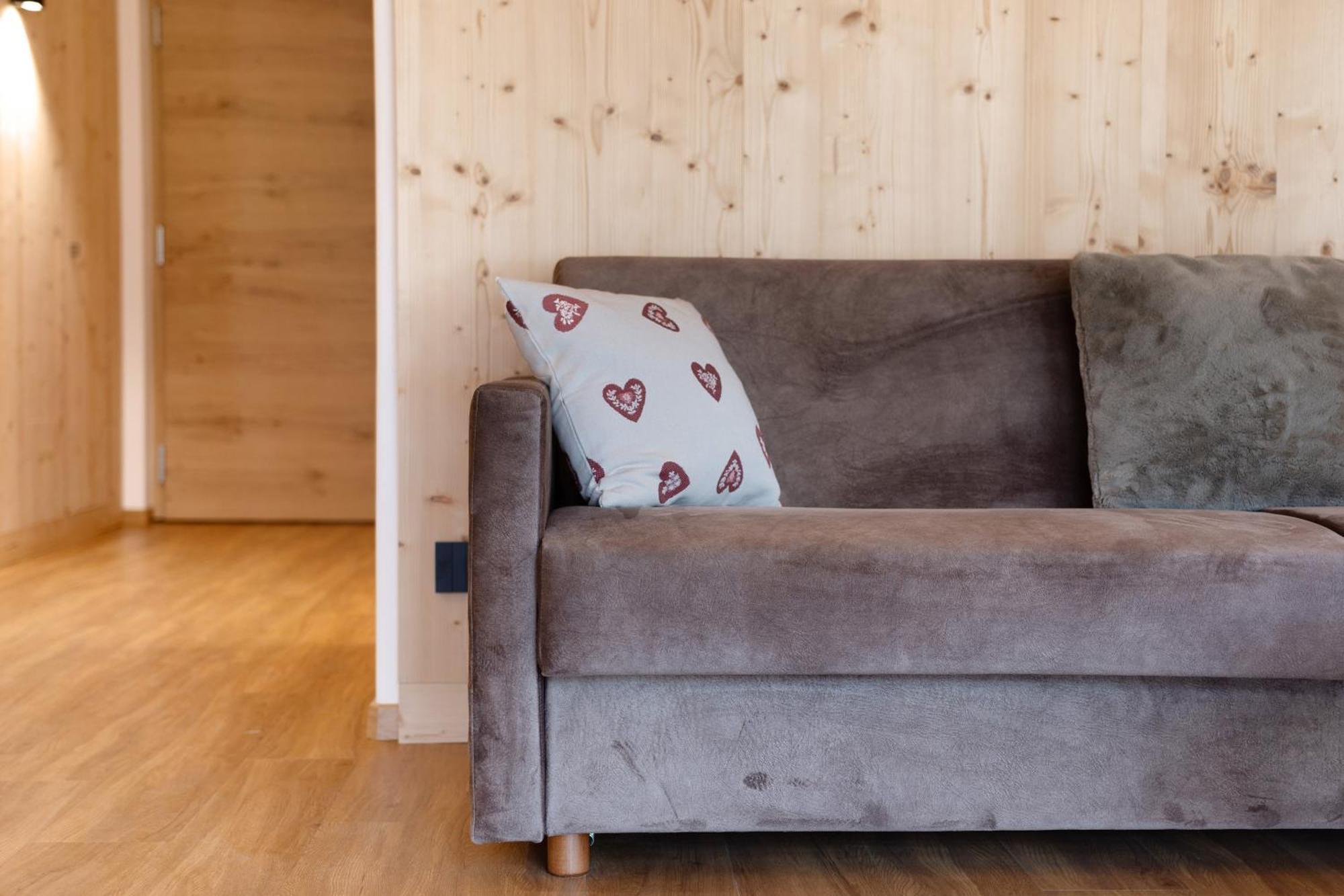 Les Ciases Chalets Dolomites Apt 5 سان فيجيليو دي ماريبْ المظهر الخارجي الصورة
